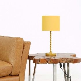 Modern Classic Desk Lamp Villa Living Room Bedroom Study Decorative Sereno Table Lamp Ochre and Gold 110-120V Table Light