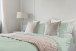 Luxuriously Soft 100% Viscose Derived from Bamboo 4-Piece sheet Set , Oeko-TEX Certified, California King - Seaglass
