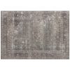 Machine Washable Area Rug 4x6, Non-Slip Traditional Floor Cover Foldable Carpet for Living Room, Dark Mixed-Brown