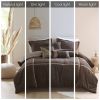 7 Piece Micro Corduroy Comforter Set
