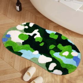 Moss Rug Room Decor Cool Runner Rugs Bath Mat Cottagecore Aesthetic Carpet Area Rug Modern for Bedroom Living Room
