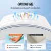 Mattress Topper, Queen Size, 4 in Thickness, Memory Foam, Fiber Fill, Detachable & Washable, Ergonomically Designed for Pressure Relief