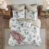 7 Piece Printed Seersucker Comforter Set with Throw Blanket