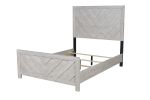 Denver Modern Style Full Bed Made with Wood in Gray